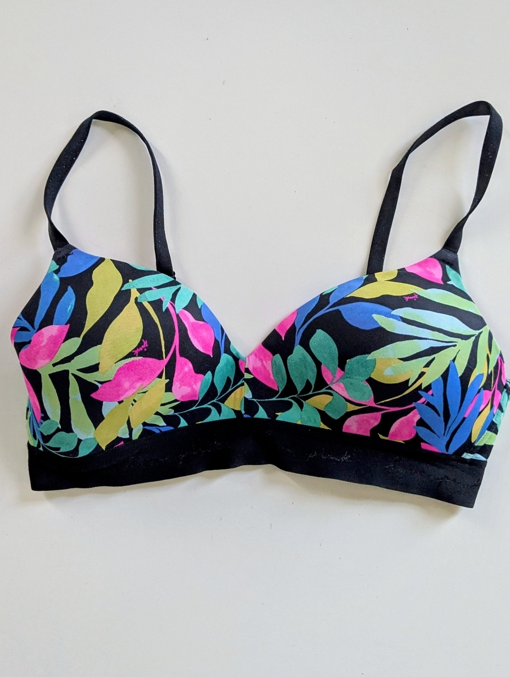 Victoria's Secret PINK Wear Everywhere Wireless Bra - Tropical Floral 34C